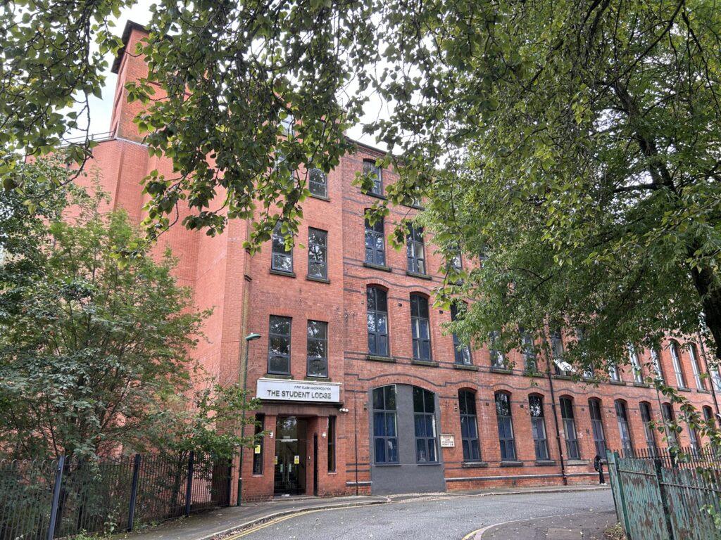 Front of The Student Lodge - URB2 student accomodation building